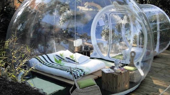 Bubble Lodge: dormir à la belle étoile