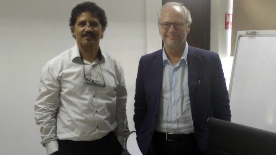 L’avenir de la presse écrite: Laurent Joffrin dans les locaux du Défi Media Group