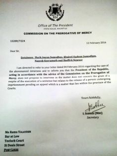 Affaire L’Amicale: la Présidence rejette la demande de libération des 4 condamnés