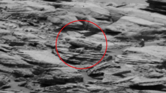 Un sarcophage égyptien sur Mars ?