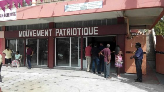 Le Mouvement patriotique inaugure son quartier général à Quatre-Bornes