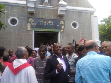 Le père Alain Romaine met l’accent sur le talent des descendants d’esclaves