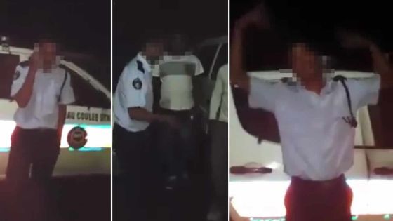 Accident: un policier empêtré dans une situation cocasse