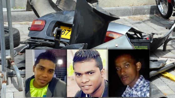 Accident de la route à Beau-Vallon: les trois victimes, deux cousins et leur ami, unies dans la mort