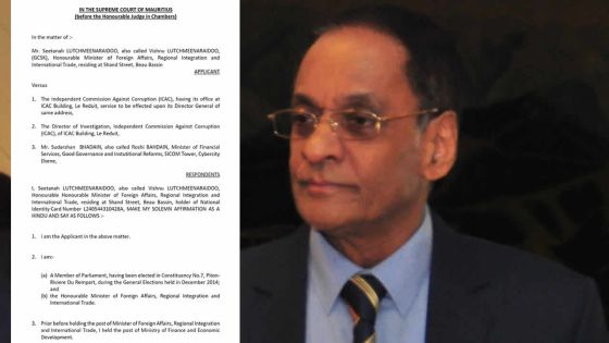 Affidavit explosif de Vishnu Lutchmeenaraidoo