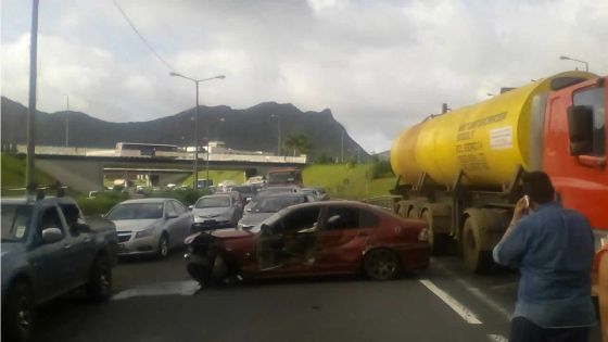 Réduit : accident spectaculaire