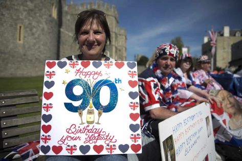 Le Royaume-Uni célèbre les 90 ans de sa reine
