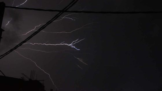 Éclairs impressionnants