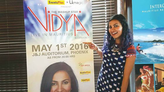 Vidya Iyer: Mashup Queen in Mauritius for a unique performance