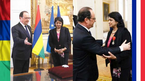 President Gurib-Fakim receives French Legion of Honour