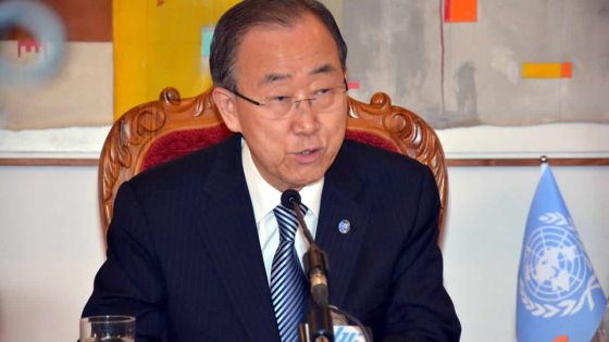Au Trianon Convention Centre: l’intervention de Ban Ki-moon axée sur les objectifs du millénaire