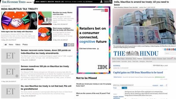Le traité fiscal indo-mauricien vu par la presse indienne
