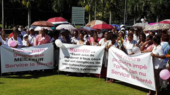 [Vidéo] Marche pacifique à Beau-Bassin pour réclamer un meilleur service de santé publique