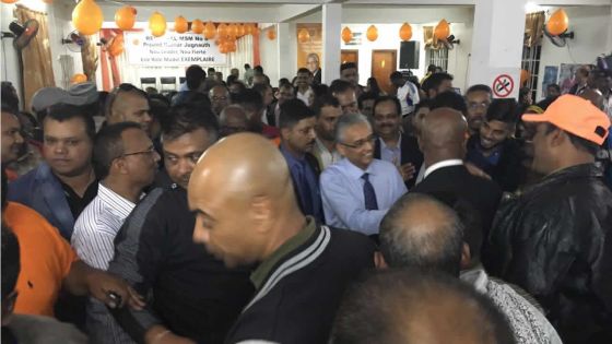 Pravind Jugnauth à Saint-Pierre : «C’est un nouveau départ»