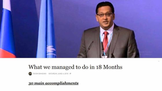 Après 18 mois: Bhadain fait le bilan