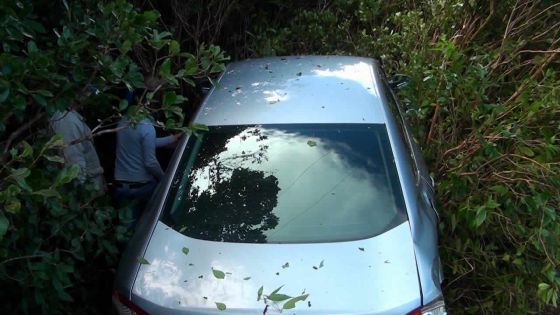 Chamarel : accident spectaculaire