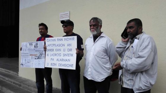 [Vidéo] Drogues synthétiques : Ally Lazer manifeste et réclame la révocation d’Anil Gayan