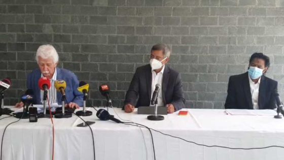 [Live] Xavier-Luc Duval, Paul Bérenger et Nando Bodha face à la presse