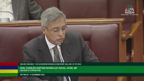 Lutte contre la drogue : Duval plaide pour la tenue des « Assises de la toxicomanie » en janvier 2023  