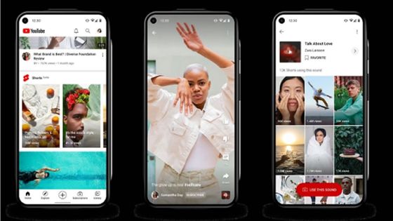 Shorts : la version TikTok de YouTube disponible