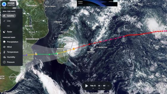Le cyclone tropical Freddy avance rapidement vers Madagascar
