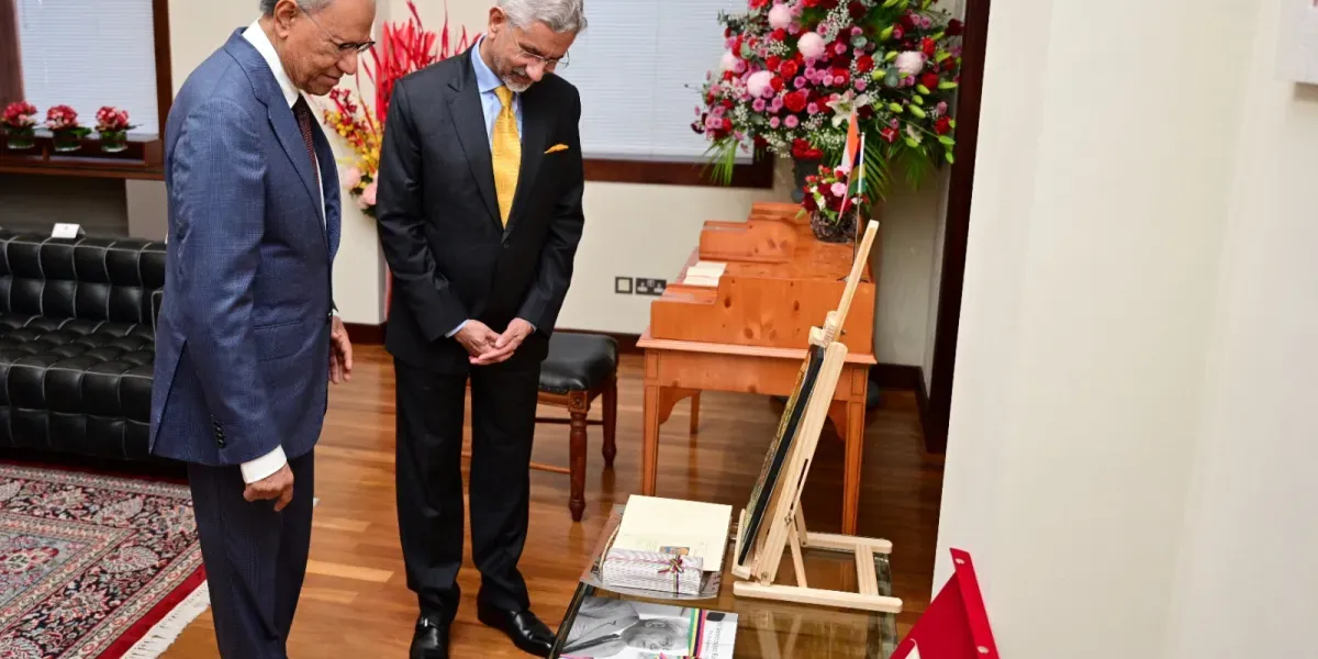 [En images] Le ministre indien des Affaires étrangères Subrahmanyam Jaishankar en visite officielle à Maurice
