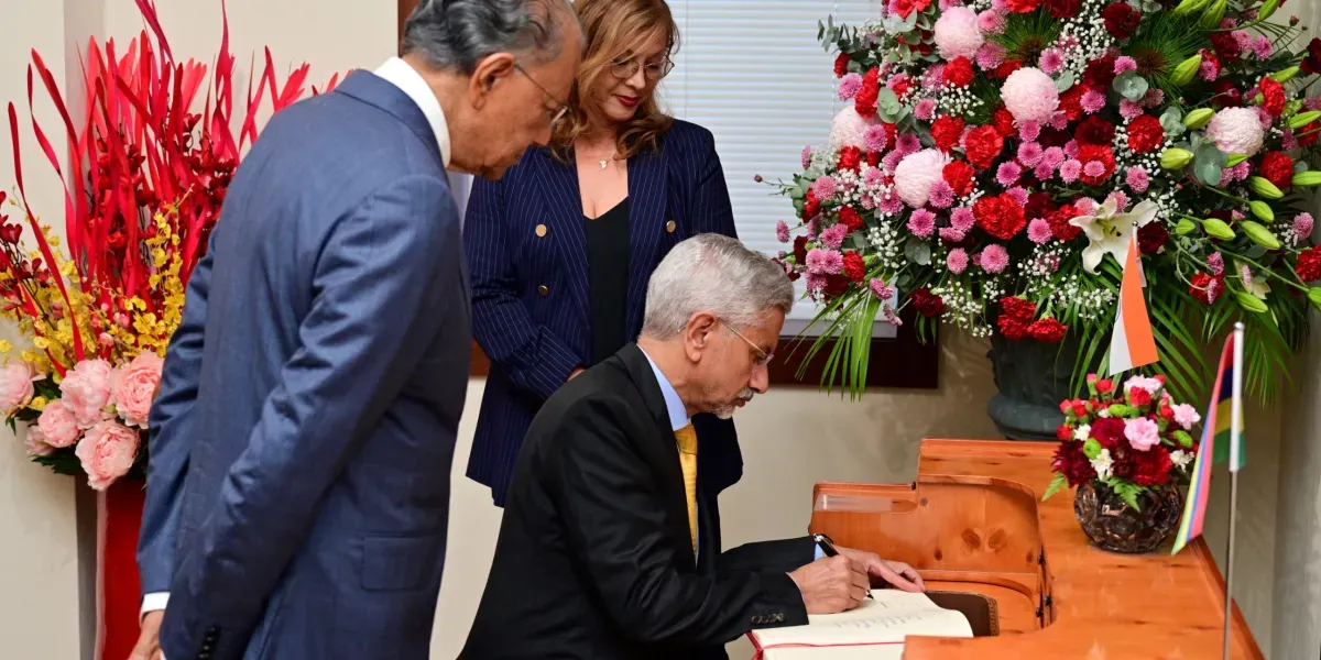 [En images] Le ministre indien des Affaires étrangères Subrahmanyam Jaishankar en visite officielle à Maurice