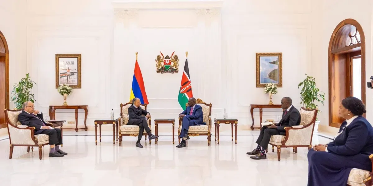Sommet Africa Forward  le président kenyan William Ruto reçoit Navin Ramgoolam