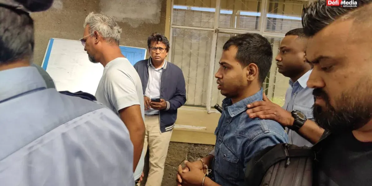 [En Images]  Meurtre de Soobhowtee Jugessur  Mehedy Hassan Rana reconduit en cellule policière