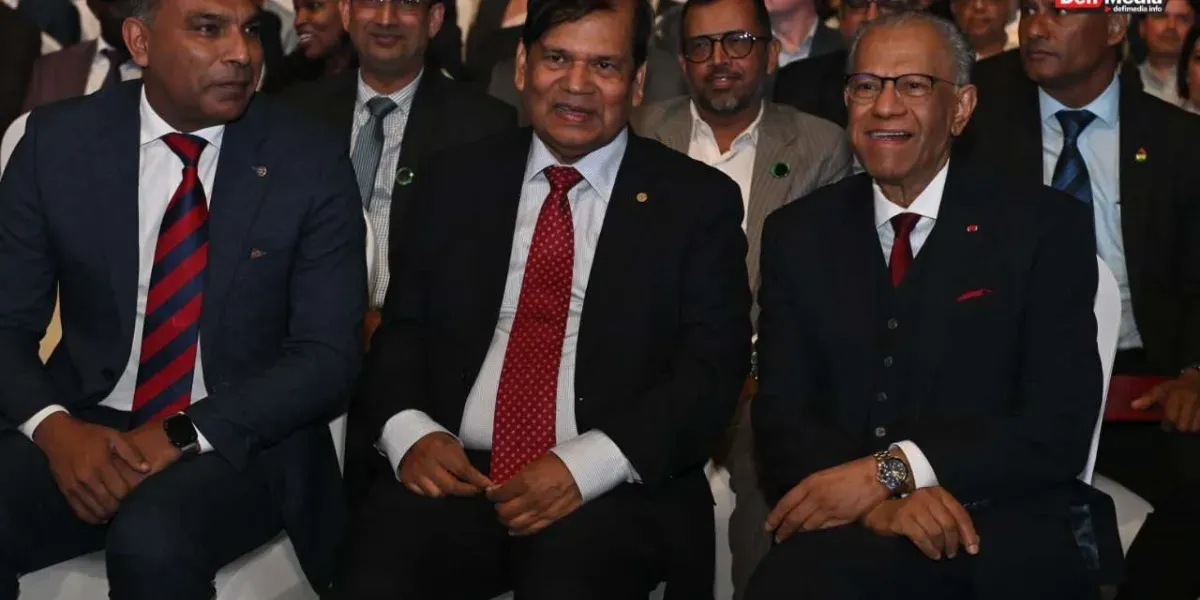 [En images] Lancement du nouveau logo de MyT par le Premier ministre Navin Ramgoolam au SVICC
