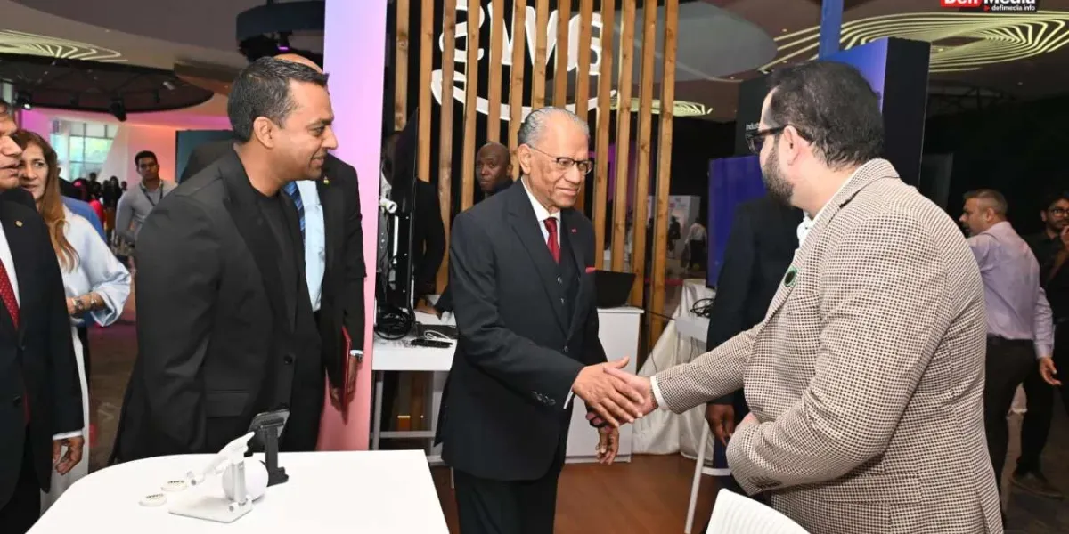 [En images] Lancement du nouveau logo de MyT par le Premier ministre Navin Ramgoolam au SVICC