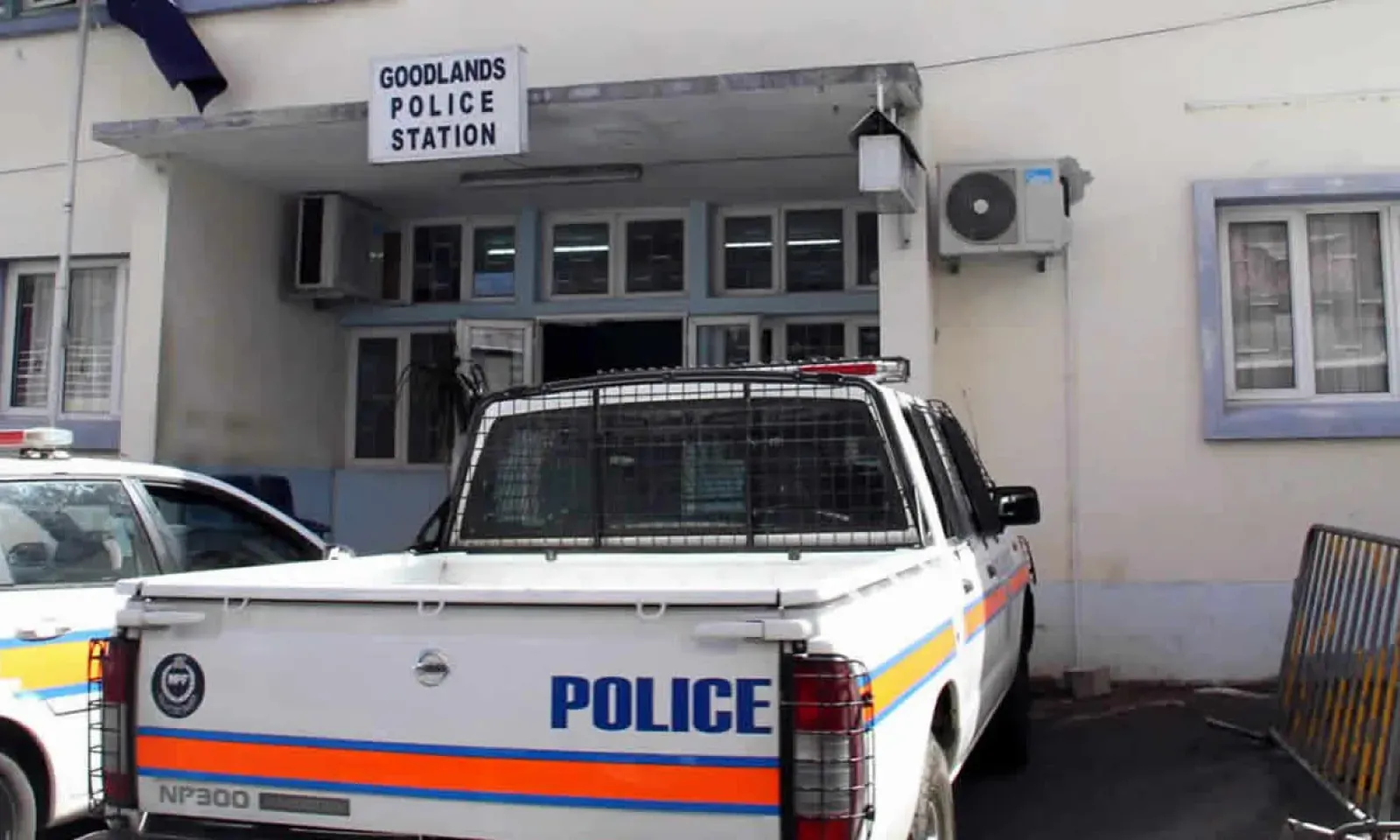 Le poste de police de Goodlands.