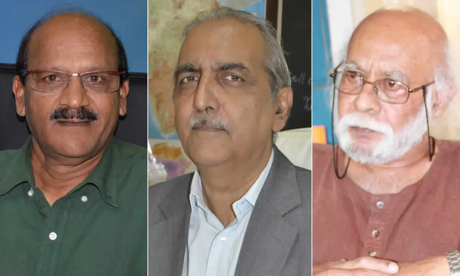 Faizal Jeeroobarkhan, Rajiv Servansingh et Ram Seegobin.