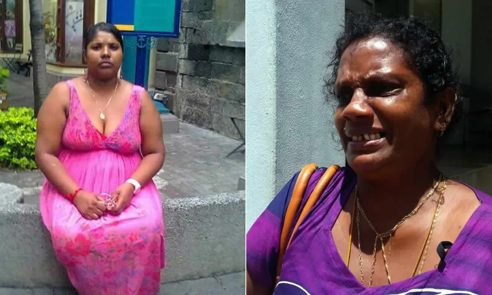 Cindy et sa mère Bakridi.