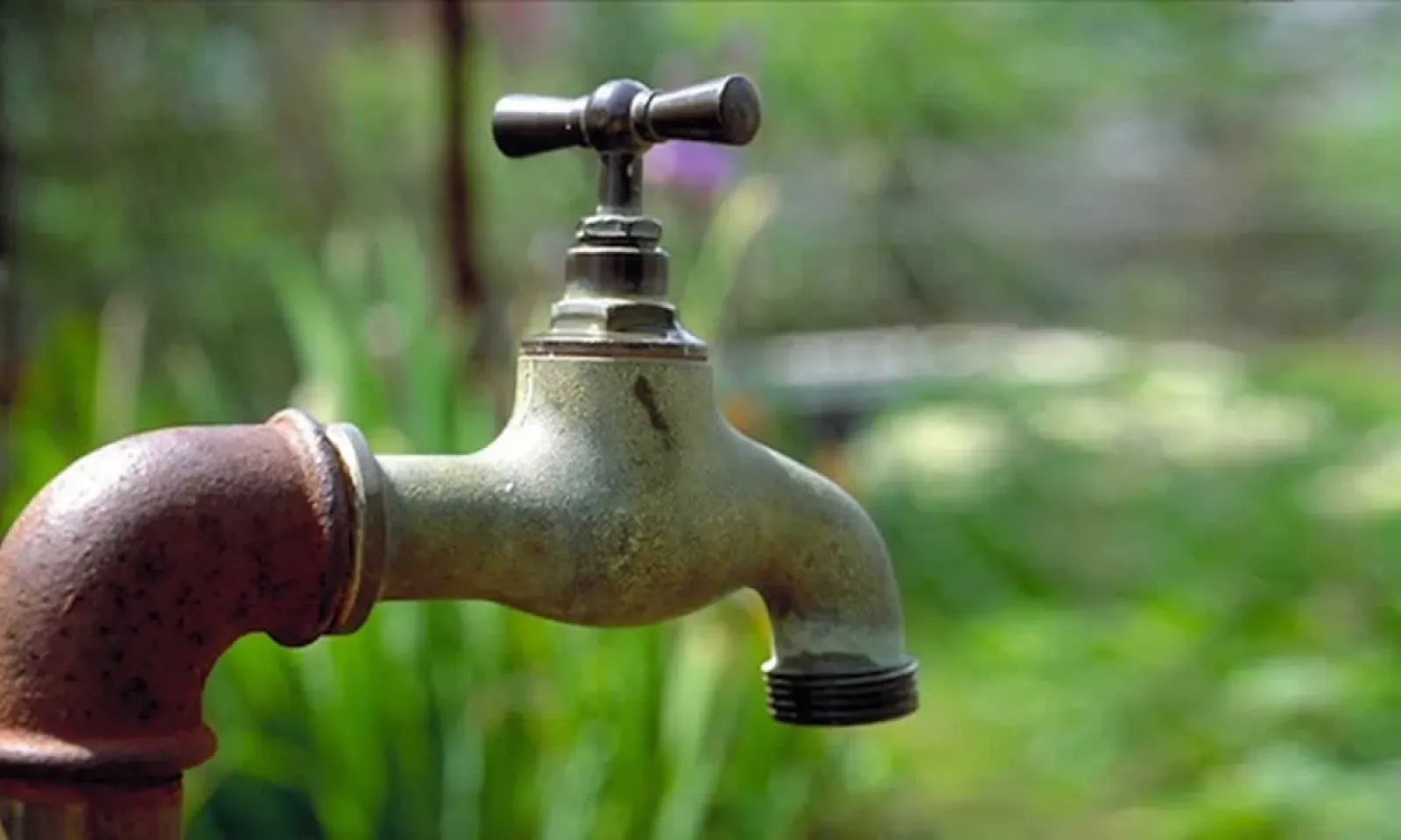 Les robinets sont à sec 