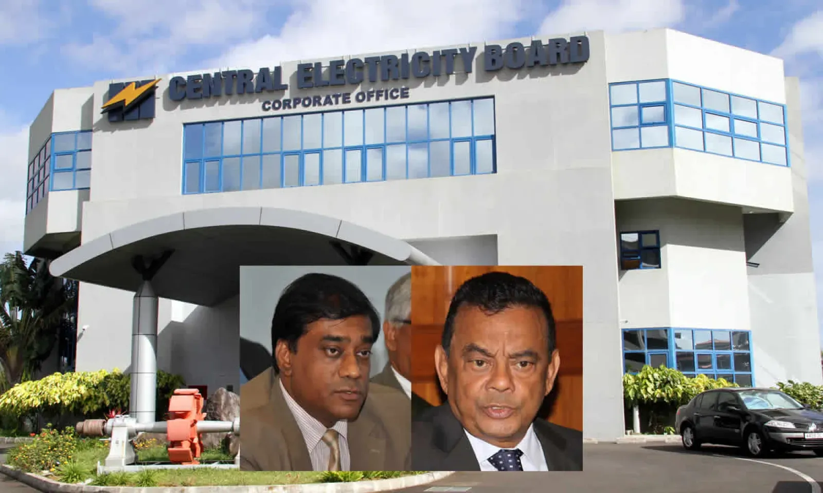 Shyam Thannoo et Ivan Collendavelloo