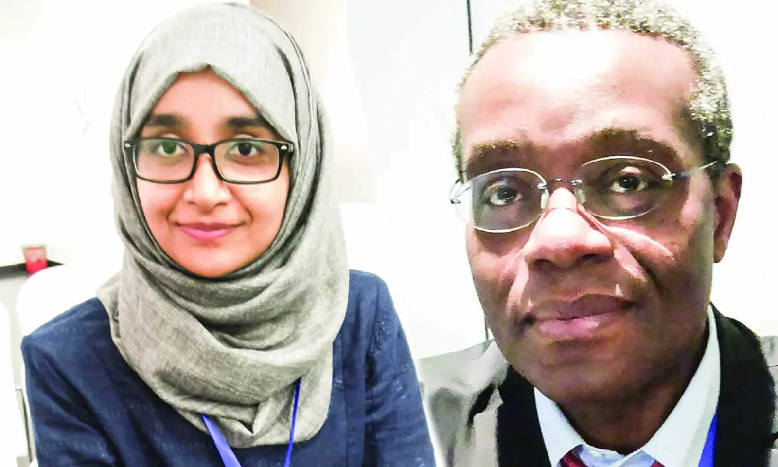  Suraya Bhewa et Romuald Fonkoua