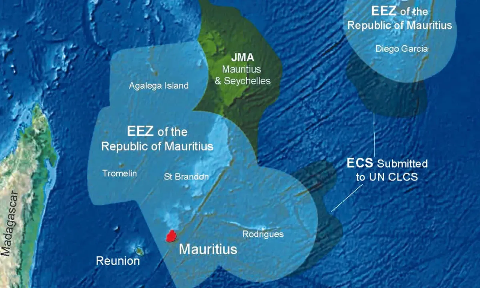 Eaux territoriales mauriciennes