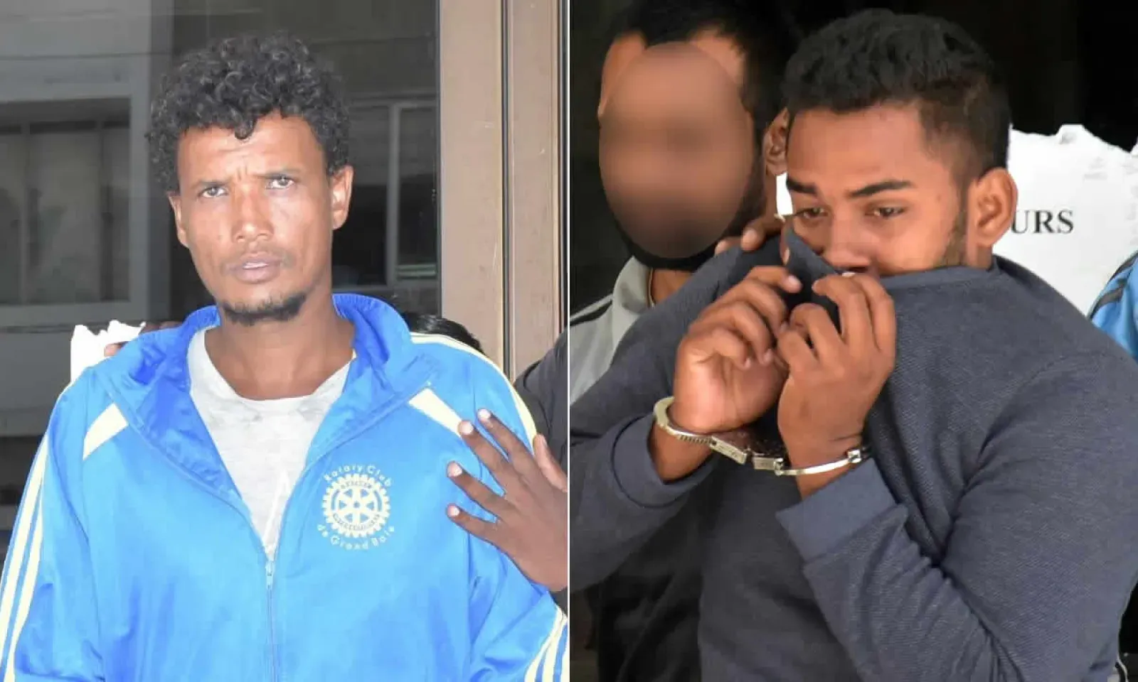 Steeve Mariette et Sunil Dowlut.