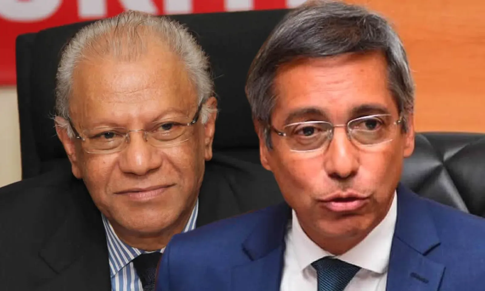 Navin Ramgoolam et Xavier-Luc Duval