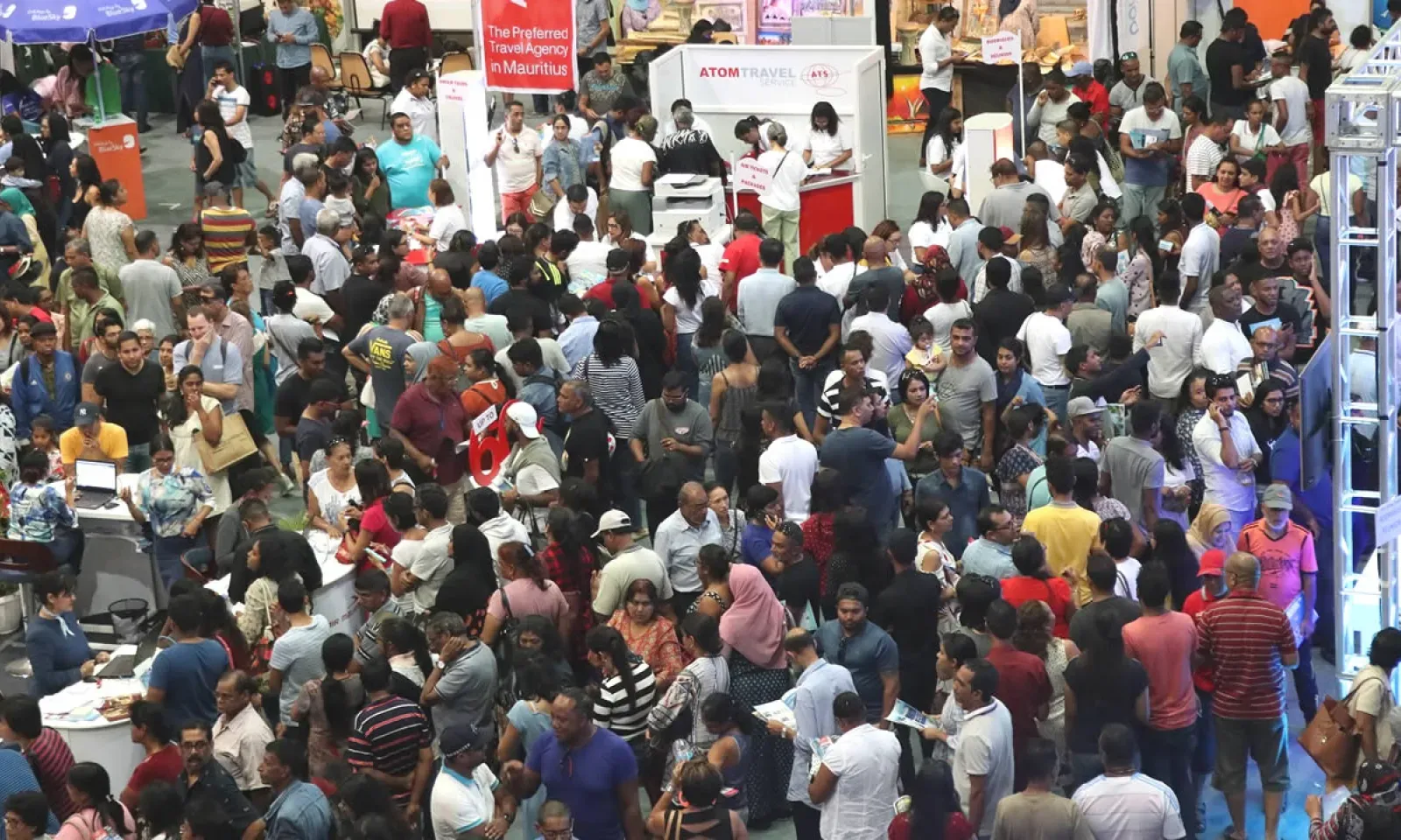 Grosse affluence du public ce samedi.