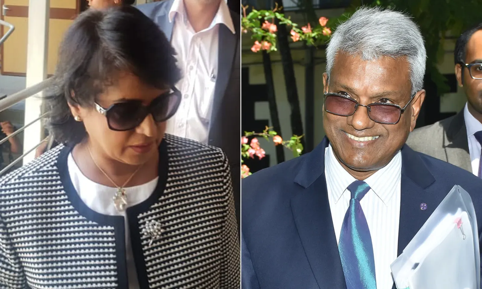 Ameenah Gurib-Fakim et Dass Appadu.