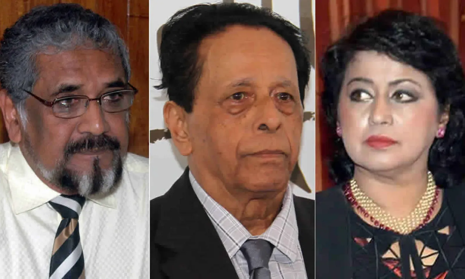 Cassam Uteem, sir Anerood Jugnauth et Ameenah Gurib-Fakim