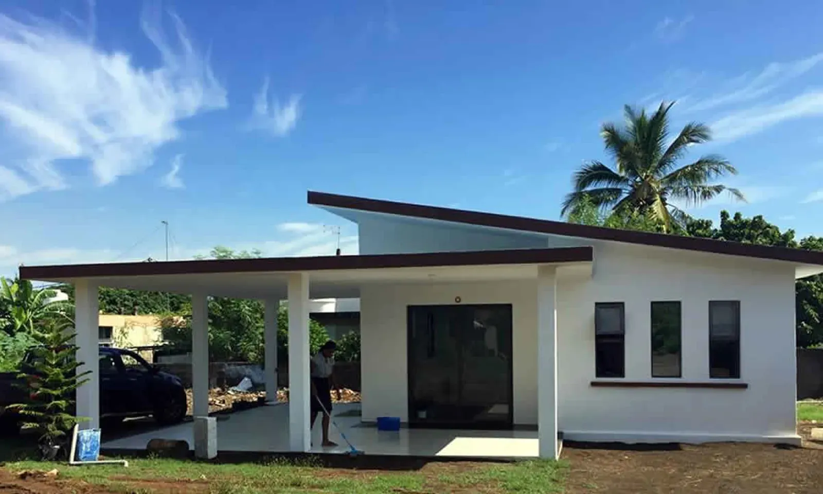 La maison écolo ne connaîtra pas de moisissure et peut résister aux cyclones.