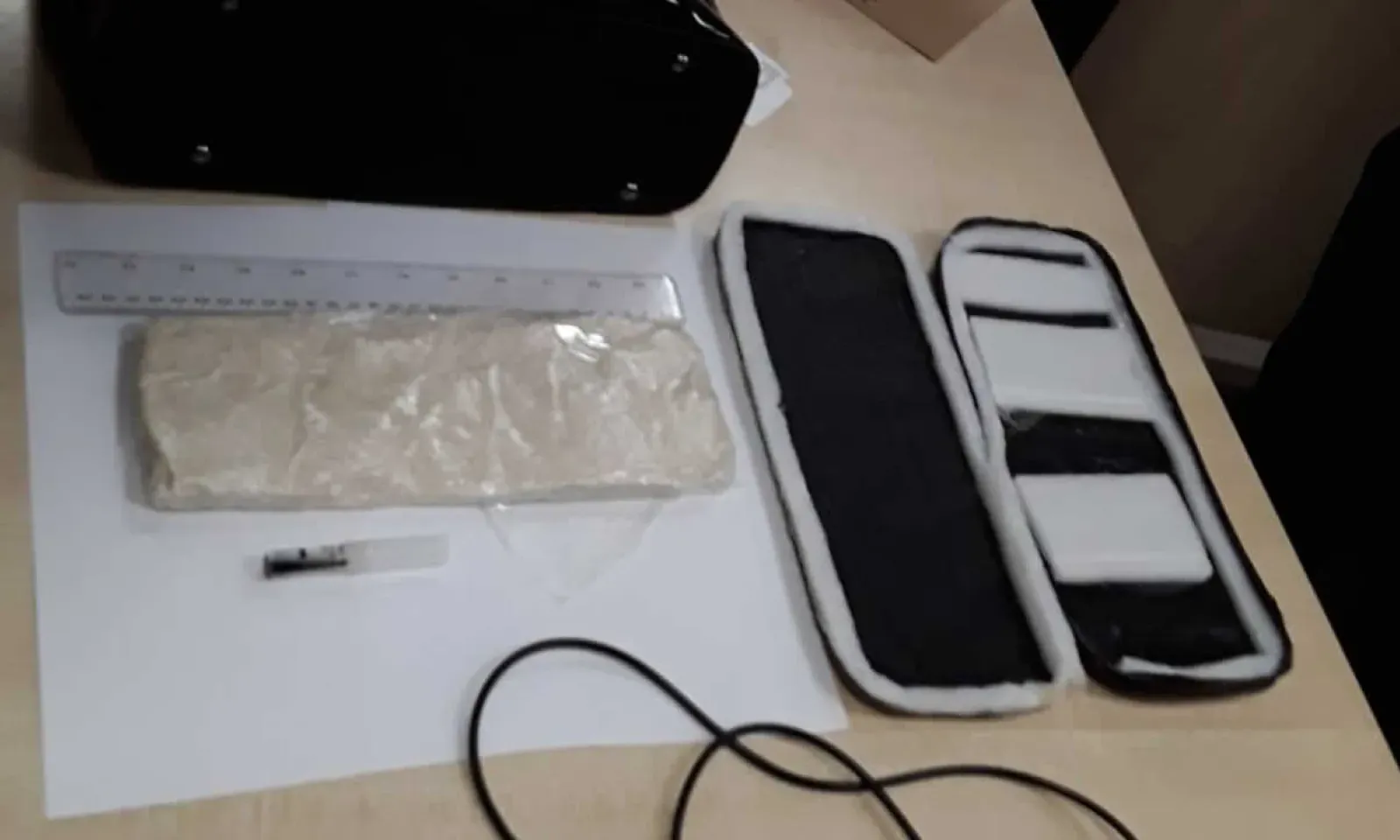 Héroïne saisies dans un cellulaire