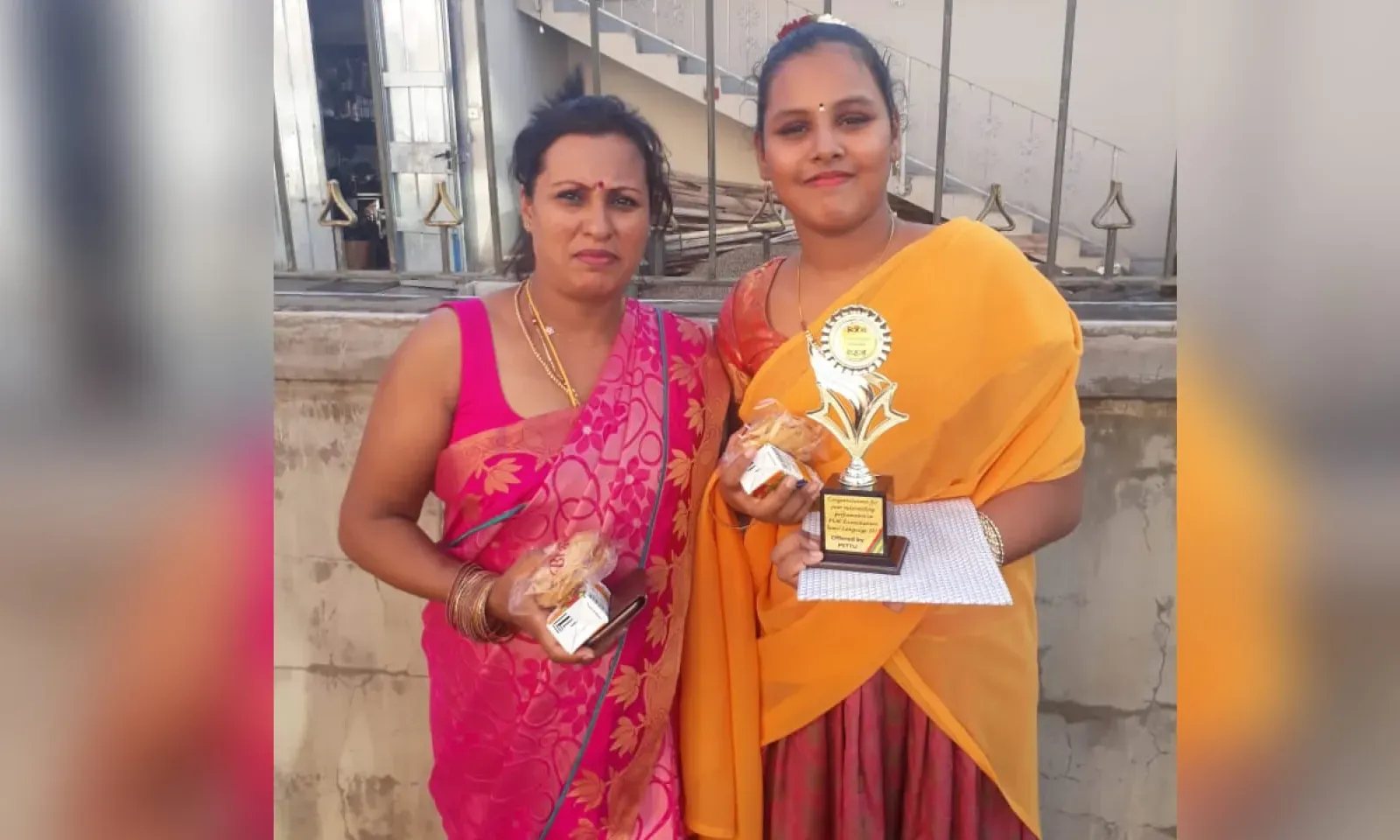 Anja Govinden et sa fille Iroshinee