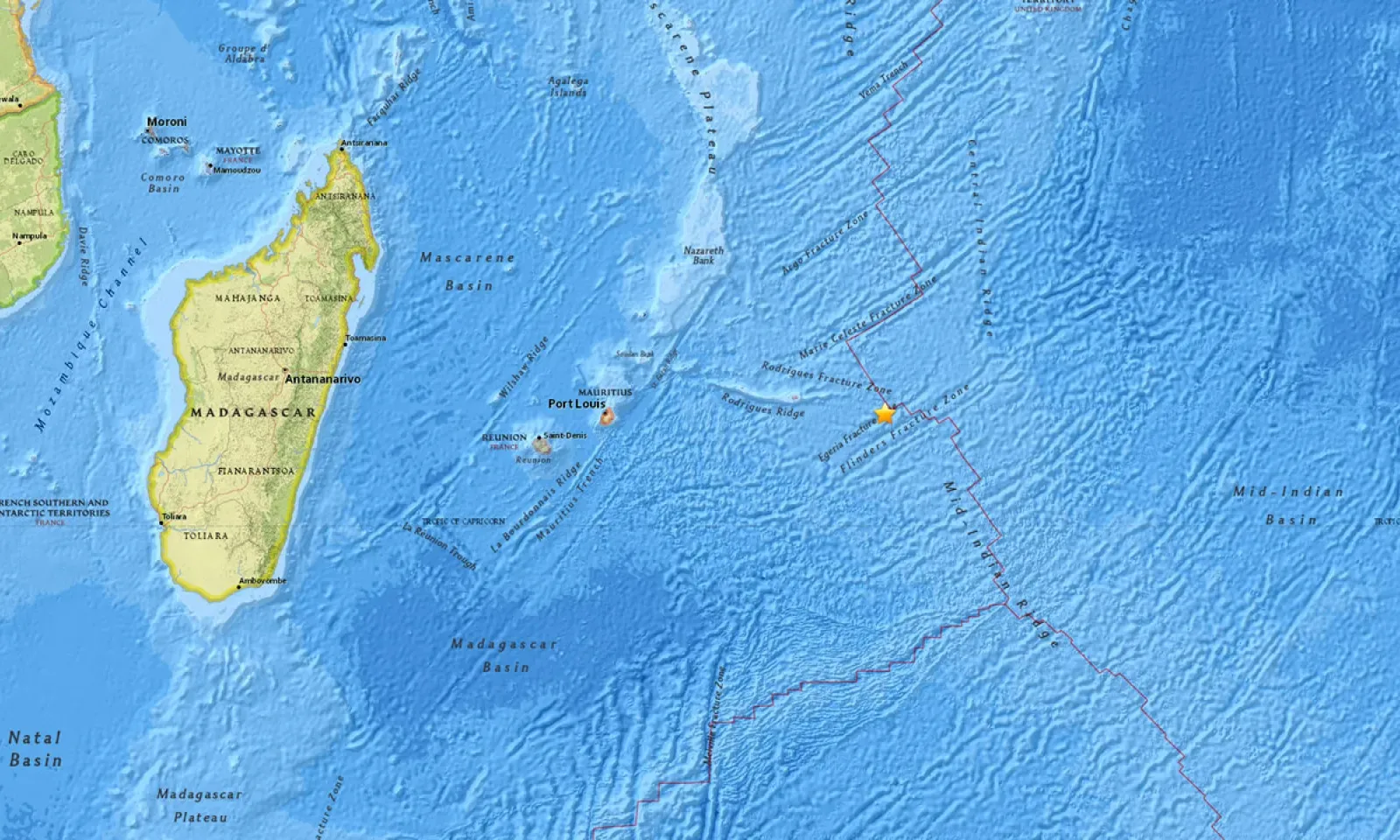 earthquake rodrigues 