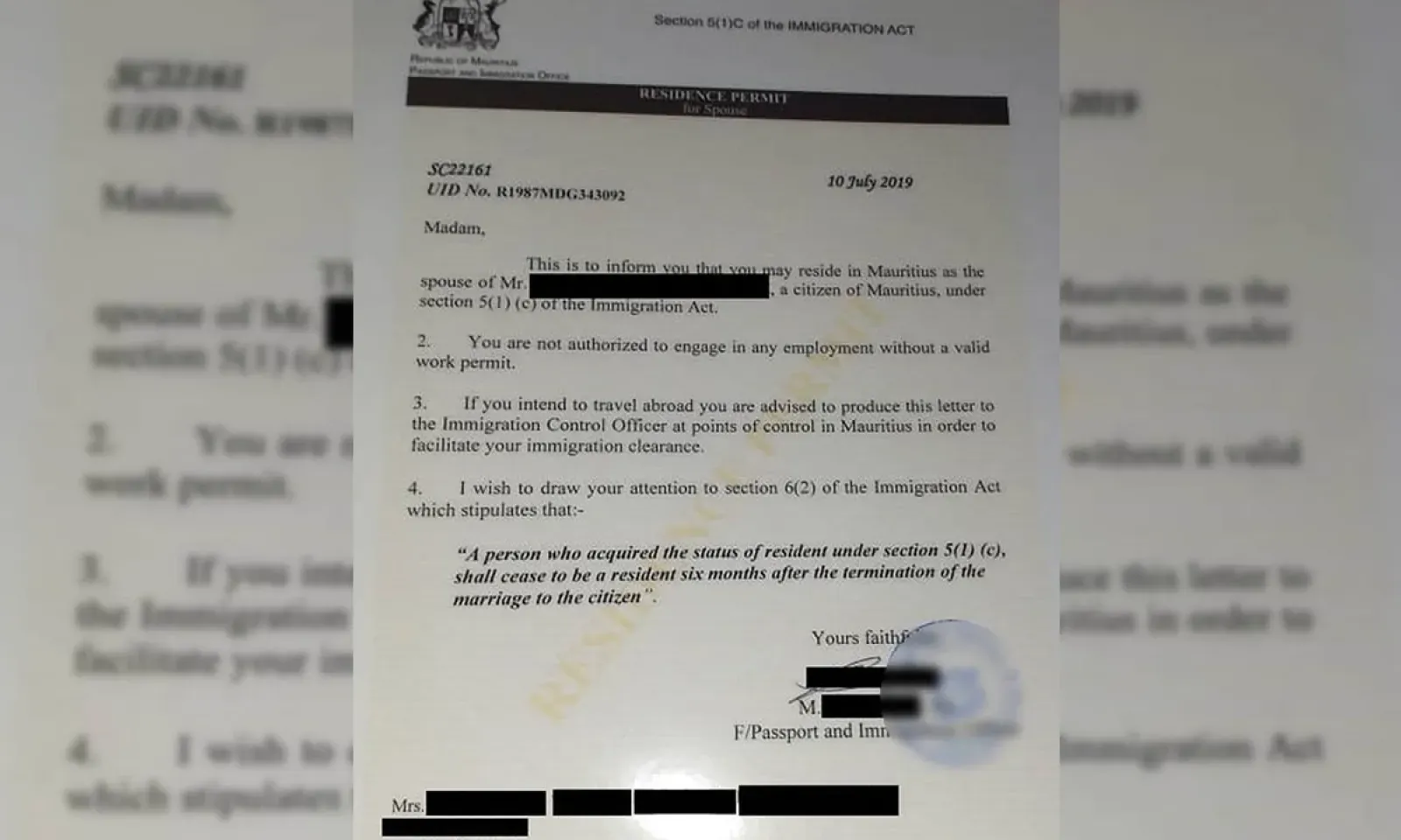 Copie du dossier de la Malgache au PIO