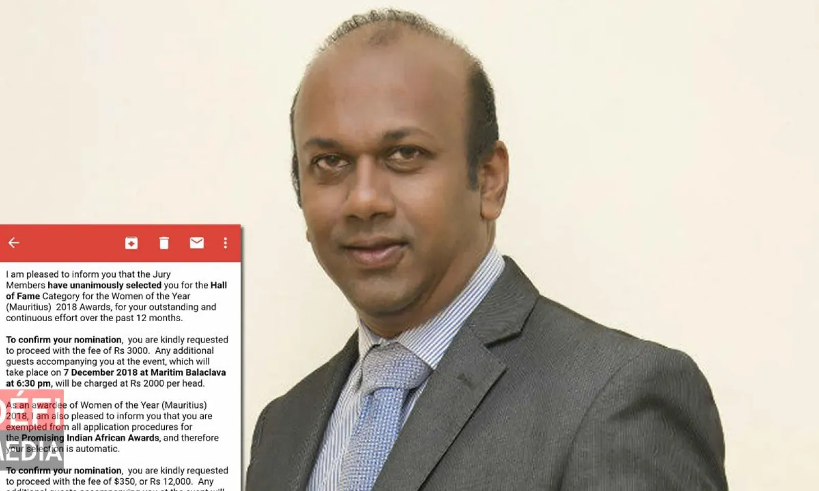 Le directeur de Train 2 Gain, le Dr Harrish Bheemul.