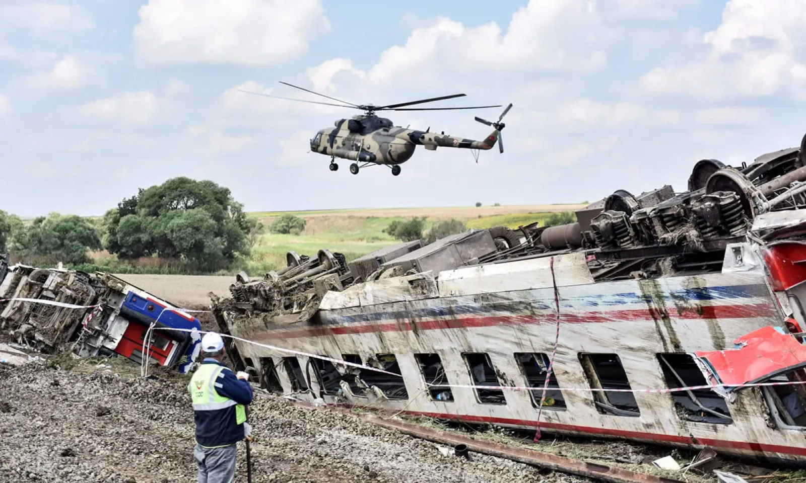 Déraillement d'un train en Turquie